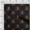 thumbnail image 1 of oneOone Cotton Cambric Fabric Leaves|Floral & Peacock Block Printed Craft Fabric BTY 56 Inch Wide, 1 of 4