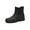 Black, variant on YOURDIARY Women's Short Rain Boots Fashion Waterproof Chelsea Boots For Ladies