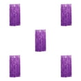 thumbnail image 3 of kurtrusly Foil Made Fringe Curtain For Graduation Party Decorations Birthday Party Decorations Tinsel Curtain Party Backdrop Purple 5Set, 3 of 4