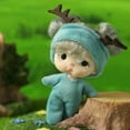 thumbnail image 2 of Blue Mini Realistic Look Doll 39X2 Inch Washable With Big Eyes Role Play Kids Interactive Learning, 2 of 7