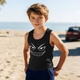 thumbnail image 1 of Camisolas de cuello redondo para niños pequeños y niños a la moda, lindas camisetas con estampado degradado, parte inferior suave sin mangas, camisetas para niñas, 1 of 6