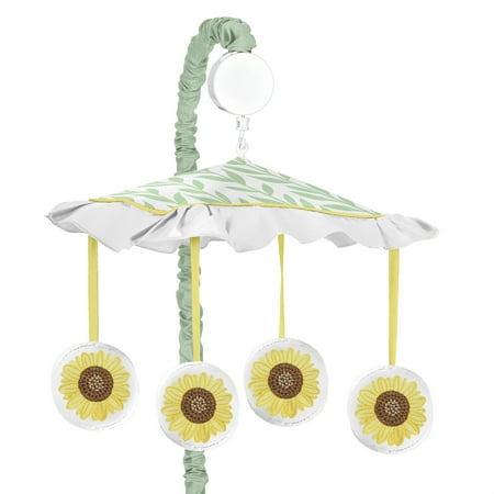 UPC: 0846480070696 | Yellow Green and White Sunflower Mobile by Sweet Jojo Designs