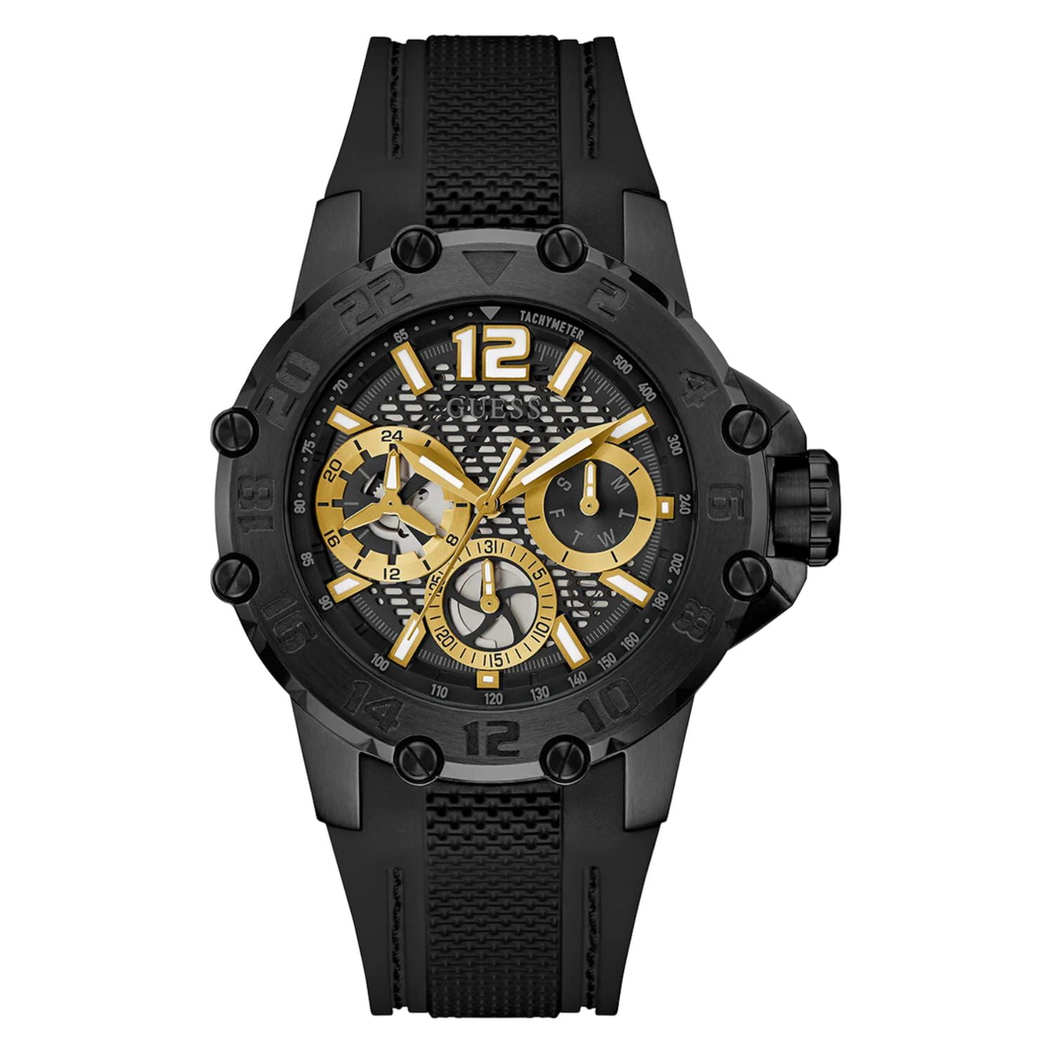 Guess Men's Sport Gunmetal Analog Watch W0377G5 - Walmart.com