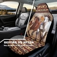 thumbnail image 4 of Uorisanigo Car Seat Covers Waterproof Western Horse Aztec Front Seat Covers 2 PCS Removable Automotive Interior Accessories for Women Men Universal Fit Most Cars,SUV, Trucks, 4 of 7