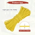 thumbnail image 3 of Uxcell Cuerda Paracord de 4 MM 49FT para Camping [1PCS] - Cuerda de 7 hebras 550LB para Tiendas de Camping y Lonjas [Amarillo], 3 of 6