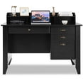 thumbnail image 5 of Costway Computer Desk PC Laptop Writing Table Workstation Student Study Furniture Black, 5 of 10
