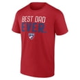 thumbnail image 2 of Men's Red FC Dallas Best Dad Ever Father's Day T-Shirt, 2 of 3