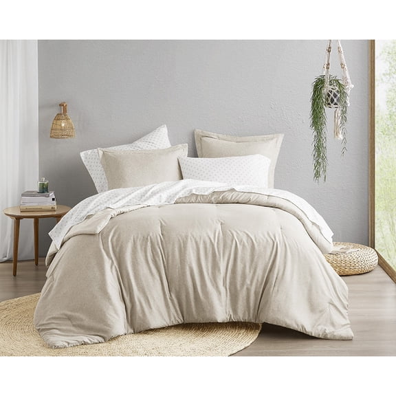 Gracie Mills Rosalie Chambray Print Microfiber Comforter Set with Bed Sheets Bedding Set Textured