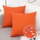 thumbnail image 5 of 4 Piezas Fundas de Almohada Impermeables Al Aire Libre de Cojín para Silla de Jardín Resistente Al Agua para Decoración de Sofá 18X18 Pulgadas, 5 of 5