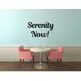 thumbnail image 3 of Seinfeld Serenity Now TV Show Series Sitcom Quote Wall Stickers Decor Design for Boys/Girls Bedroom Entertainment Fans Rooms Home Art Murals Decals Wall Art Vinyl Decoration Size (35x40 inch), 3 of 3