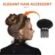 thumbnail image 5 of Black Rhinestone Hair Clip Decorative Hair Comb for Wedding 4Pcs, 5 of 5