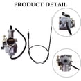 thumbnail image 2 of LABLT Carburetor Carb with Throttle Cable Replacement for Honda Sportrax 250 TRX250 TRX250EX 2001-2005, 2 of 5
