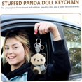 thumbnail image 5 of Household Pendant, Ongmies Cute Panda Keychain | Panda Keyring | Panda Shaped Keychain | Cute Plush Panda Keyring Cute Plush Panda Key Chain, Hangs, Panda Pendant*1, 5 of 5