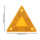 thumbnail image 2 of unbranded 8Ud Señal De Precaución Para Vehículos De Movimiento Lento Con Reflector Triangular, 2 of 6