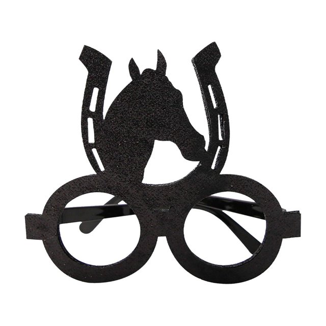 Binwennn Décorations de Fête Drapeau de Graduation 2022 Robe d'Événement pour Femmes Fête Course de Cheval Festival Lunettes Accessoires Photo Style Équitation Décoration de Fête