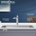 thumbnail image 3 of Kohler 30468-VS Rival Pull-Out Kitchen Sink Faucet with Two-Function Spray Head - Vibrant Stainless, 3 of 4