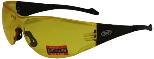 Global Vision Full Throttle Glasses (Black Frame/Yellow Lens)