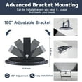 thumbnail image 2 of 4Pack LED High Bay Light,200W,34,000LM, 5000K Daylight UFO High Bay LED Shop Lights with U Bracket, IP65 Waterproof Lamp, 70000+ Hours Lifetime, Garage Lighting for Workshop Warehouse Factory Barn, 2 of 8