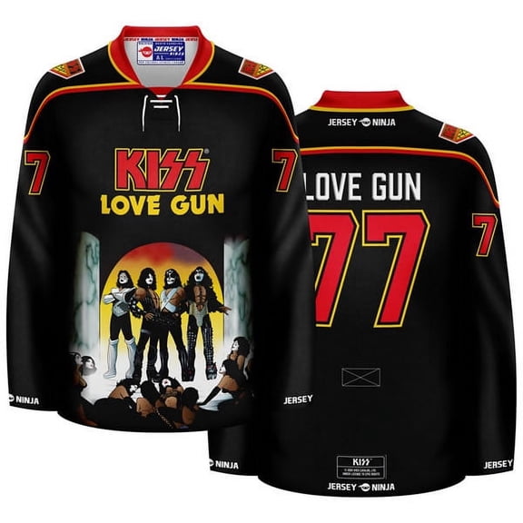 KISS Love Gun SUB Hockey Jersey