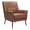 Vintage Brown, variant on Ontario Accent Chair Vintage Brown Accent Chair, Modern Style, Plush and durable faux leather fabric, Plywood, Indoor Living