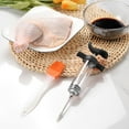 thumbnail image 5 of Waloo Marinade Stainless Steel Injector Syringe: 2-Pack PVC 1 oz. Black. Ideal for BBQ Grilling, 5 of 7