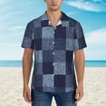 thumbnail image 4 of Haiem Blue Gingham Buffalo Check Men'S Pajama Pants Ultra Lightweight Pjs Bottoms Sleepwear Bottom Pants With Pocket Drawstring-Small, 4 of 9