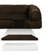 thumbnail image 2 of Furhaven Cama ortopédica para perros grandes con refuerzos extraíbles y funda lavable, para perros de hasta 125 libras - Sofá de felpa y gamuza - Espresso, Jumbo Plus/XXL, 2 of 5