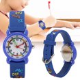 thumbnail image 2 of Herwey Children Watch,Waterproof Watch,Kid Waterproof Cartoon Watch Letter Pattern Children Wrist Watch Time Recognition Tool, 2 of 8