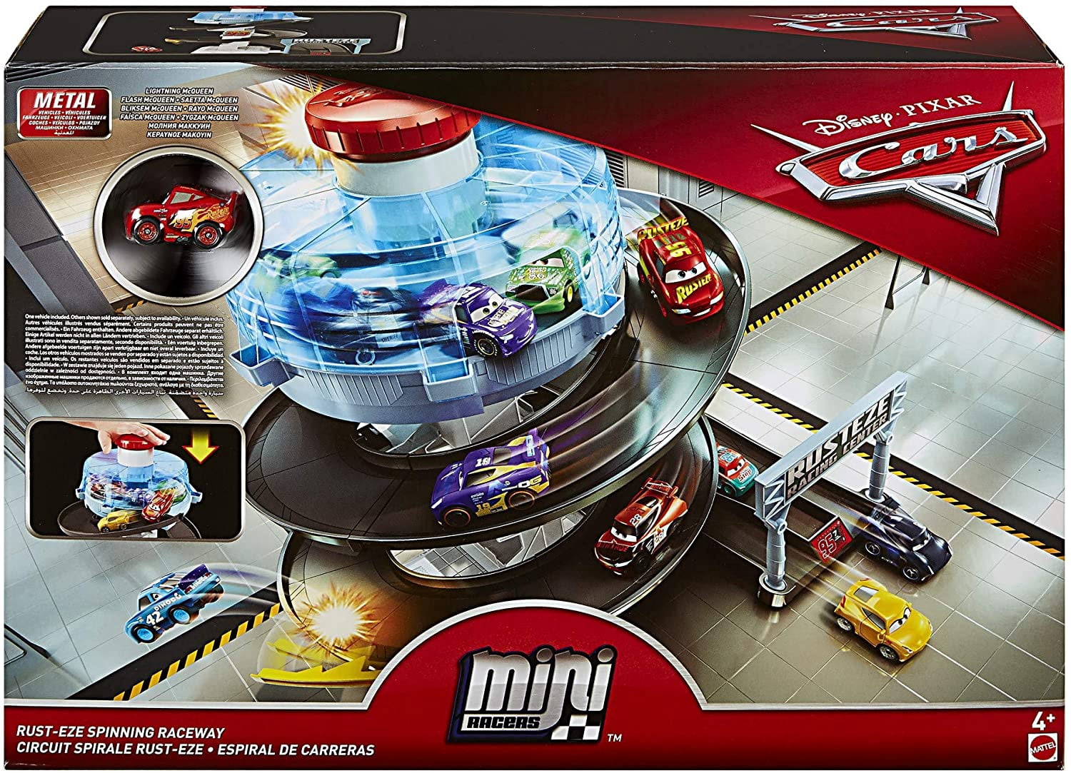 Mini Racer Rust Eze Wrap Cars Pista Rust-Eze en Espiral Metal Mini Racers MATTEL 56465 | Bodega ...