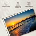 thumbnail image 6 of Elephant Stock Santa Monica Pier At Sunset Wall Art - Horizontal Canvas Wall Art - Living Room Wall Decor - Beach Canvas - Gray And Black Decor - 51" x 34", 6 of 8
