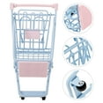 thumbnail image 2 of Miniature Shopping Cart Small Trolley Toy Desktop Storage Organizer Photo Prop, 2 of 9