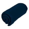 thumbnail image 3 of Imperial Home 50” x 60” Soft Plush Fleece Throw Navy Blue - Single Pack, 3 of 5