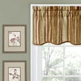 thumbnail image 2 of Traditions by Waverly Stripe Ensemble Scalloped Window Valance, 2 of 4