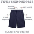 thumbnail image 2 of Boys Flat Front Twill Chino Shorts (Big Boys, Little Boys), 2 of 4