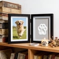thumbnail image 2 of Pet Paw Print Photo Frame With Clay Imprint Kit - Wooden Pet Paw Print Frame, DIY Memorial Keepsake for Cats and Dogs, Ideal Home Decor and Gift, 2 of 5