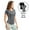 2 PCS-Black/Gray, variant on Hanerdun Womens Workout Tops Short Sleeve Athletic Shirts Quick Dry Yoga Running Top 2PCS 2XL