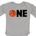 thumbnail image 4 of Inktastic One Basketball First Birthday Boys or Girls Long Sleeve Baby Bodysuit, 4 of 5