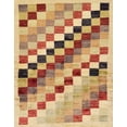 thumbnail image 1 of Ahgly Company Machine Washable Indoor Rectangle Abstract Chrome Gold Yellow Area Rugs, 4' x 6', 1 of 7