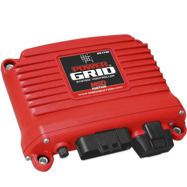 MSD Ignition Ignition Control Module Tuner 7730 Power Grid; For Use With MSD Ignition Controls/MSD Pro Mag; Red