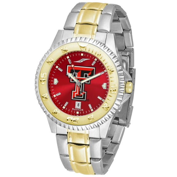Red Texas Tech Red Raiders Competitor Two-Tone AnoChrome Watch