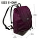 thumbnail image 2 of Balery Dark Purple Glitter Mochila de Cuero para Mujeres, Gran Capacidad, Bolsa de Viaje Multifuncional, Mochila de Cuero y Bolsa de Hombro para Mujeres, 2 of 4