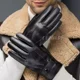thumbnail image 2 of Guantes De Cuero De Invierno Pantalla Táctil Cálido Y Suave, 2 of 6