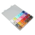 Sealing Wax Beads Boxed 24 Grids 24 Colors DIY Making Octagonal Shape