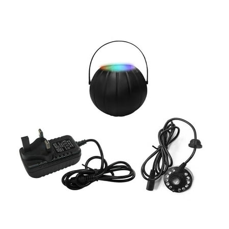 

SANWOOD Atomizer Light Witch Jar Atomizer Light Seven-color Flame Humidifier RGB Color Changing DIY Gifts Mist Maker Scene Layout Halloween Witch Jar Cauldron Atmosphere Lamp for Indoor