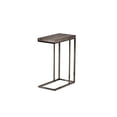 thumbnail image 1 of Bowery Hill Contemporary Nickel/Wood Chairside End Table in Gray, 1 of 5