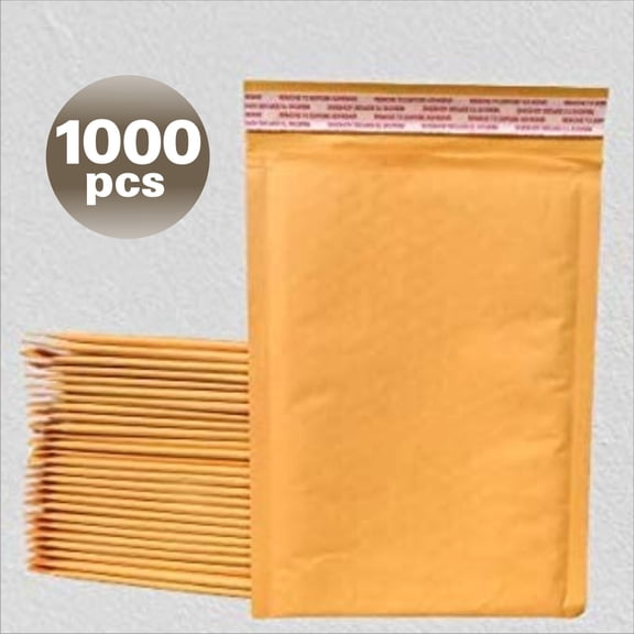 SuperPackage® 1000 #000 (Inner: 4 X 7) Kraft Bubble Mailer Padded Envelopes