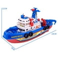 thumbnail image 7 of D GROEE Kids Discovery Rescue Boat Adventure Toy Playset Action Music Light Sounds Boat Model Education Toy, 7 of 7