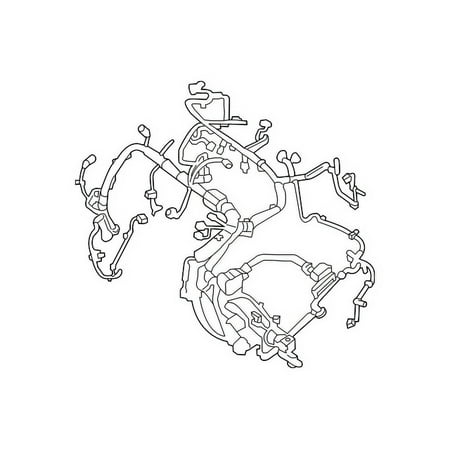 Genuine OE Nissan Engine Harness - 24011-9DE0A