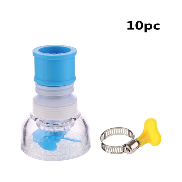 Purificador de agua para grifo Ziloco, cabezal de grifo de cocina móvil, rociador de fregadero giratorio de 360 grados, aireador de grifo giratorio ahorrador de agua, adaptador de filtro de boquilla