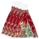 thumbnail image 1 of 4 paños de cocina colgantes navideños con lazo, paños de cocina navideños para atar a mano, paños de cocina para acampar, paños de microfibra con diseño de gnomo y muñeco de nieve, para secar,, 1 of 5